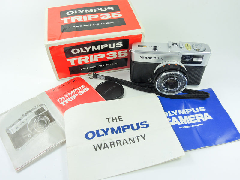 Olympus Trip 35 -  late original Exc+ Boxed with accessories