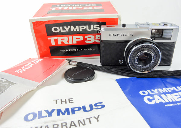 Olympus Trip 35 -  late original Exc+ Boxed with accessories