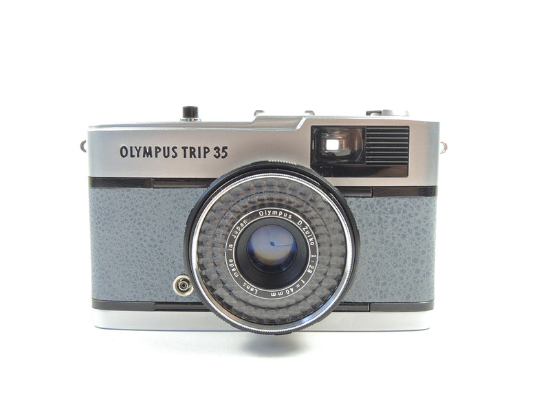Olympus Trip 35 - Late in lunar grey leather