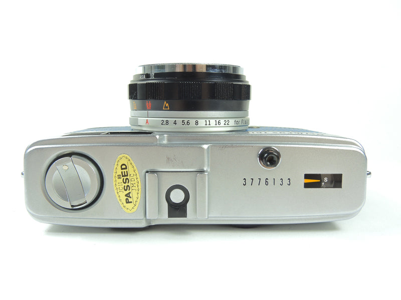 Olympus Trip 35 - late in Light Blue Lizard Cowhide Leather