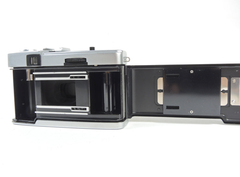 Olympus Trip 35 - late in black cowhide leather