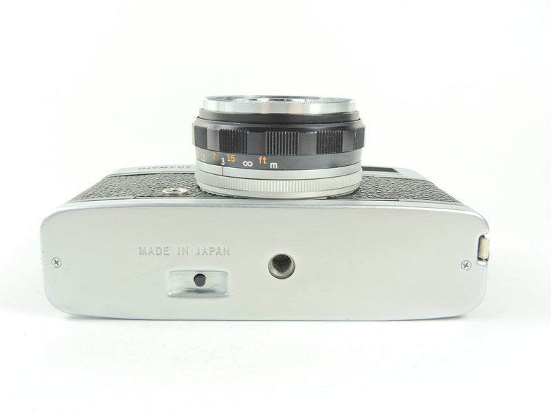 Olympus Trip 35 - late in black cowhide leather