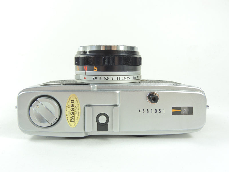 Olympus Trip 35 - late in black cowhide leather