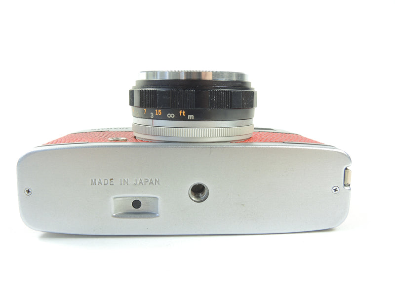 Olympus Trip 35 - late version in Red Lizard Cowhide Leather