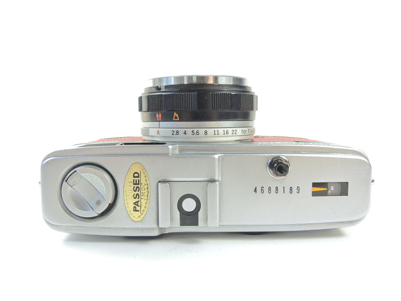 Olympus Trip 35 - late version in Red Lizard Cowhide Leather