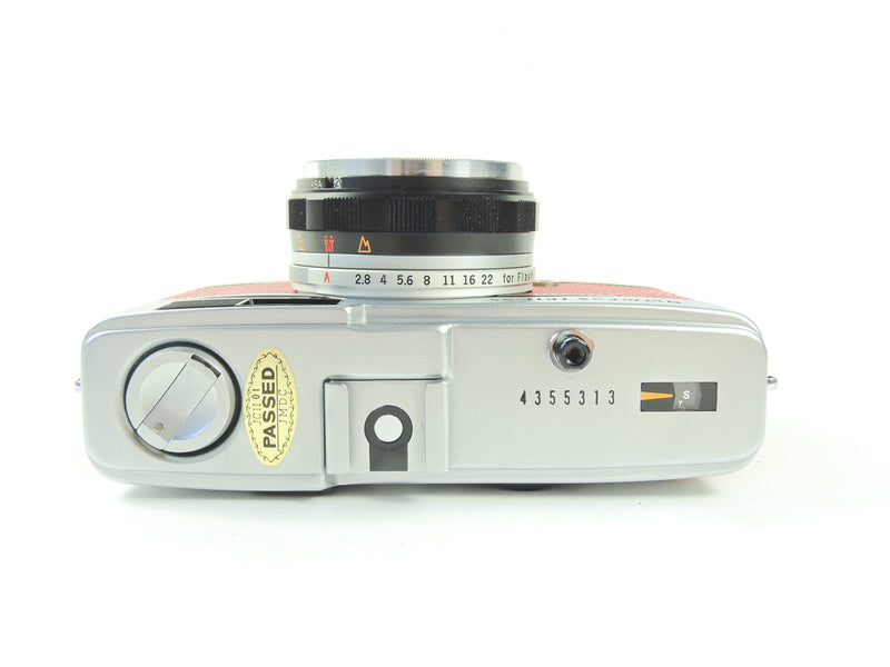 Olympus Trip 35 - late version in Red Lizard Cowhide Leather