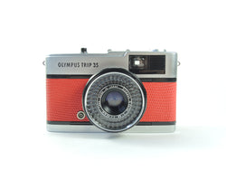 Olympus Trip 35 - late version in Red Lizard Cowhide Leather