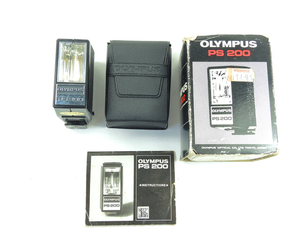 Olympus PS 200 Flash Gun BOXED with original soft pouch