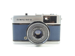 Olympus Trip 35 - late in Navy Blue Lizard Cowhide Leather