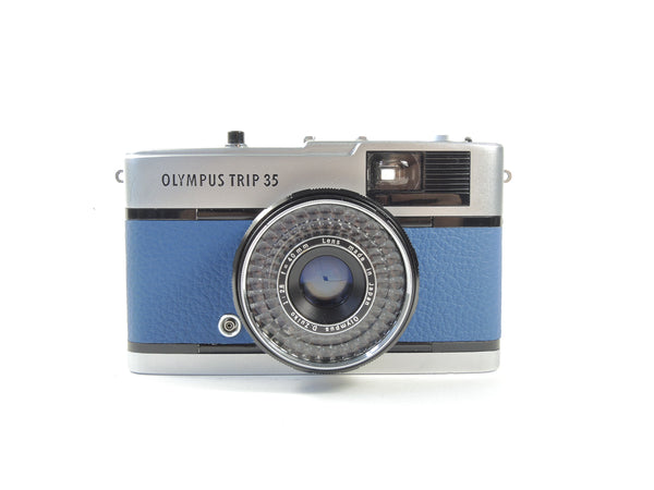 Olympus Trip 35 - Late in Yale blue leather
