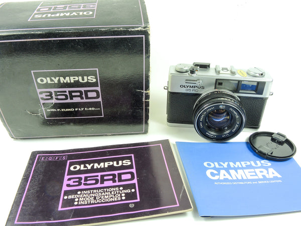 Olympus 35RD rangefinder camera, boxed Exc+