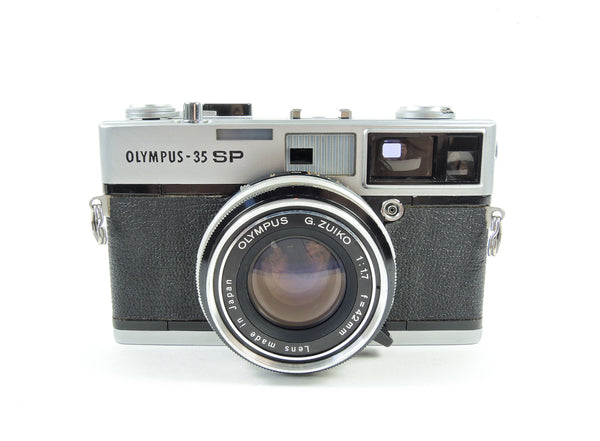 Olympus 35SP rangefinder camera serviced, cased Exc+