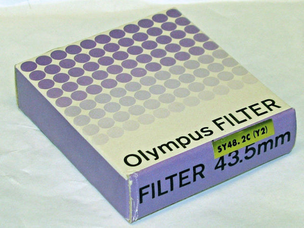 Original Olympus 43.5mm Yellow filter NEW