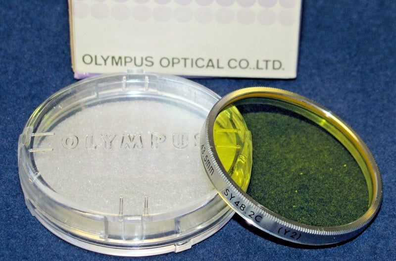Original Olympus 43.5mm Yellow filter NEW