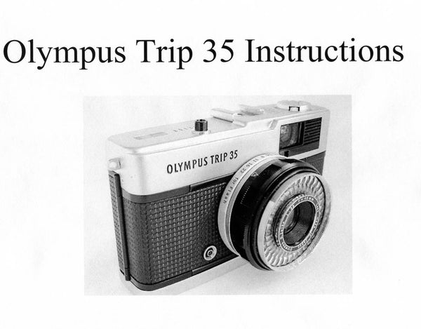 Olympus Trip 35 instructions - Trip Man version