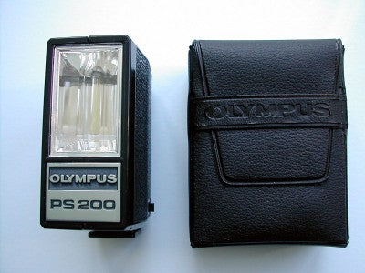 Olympus PS 200 Flash Gun with original soft pouch